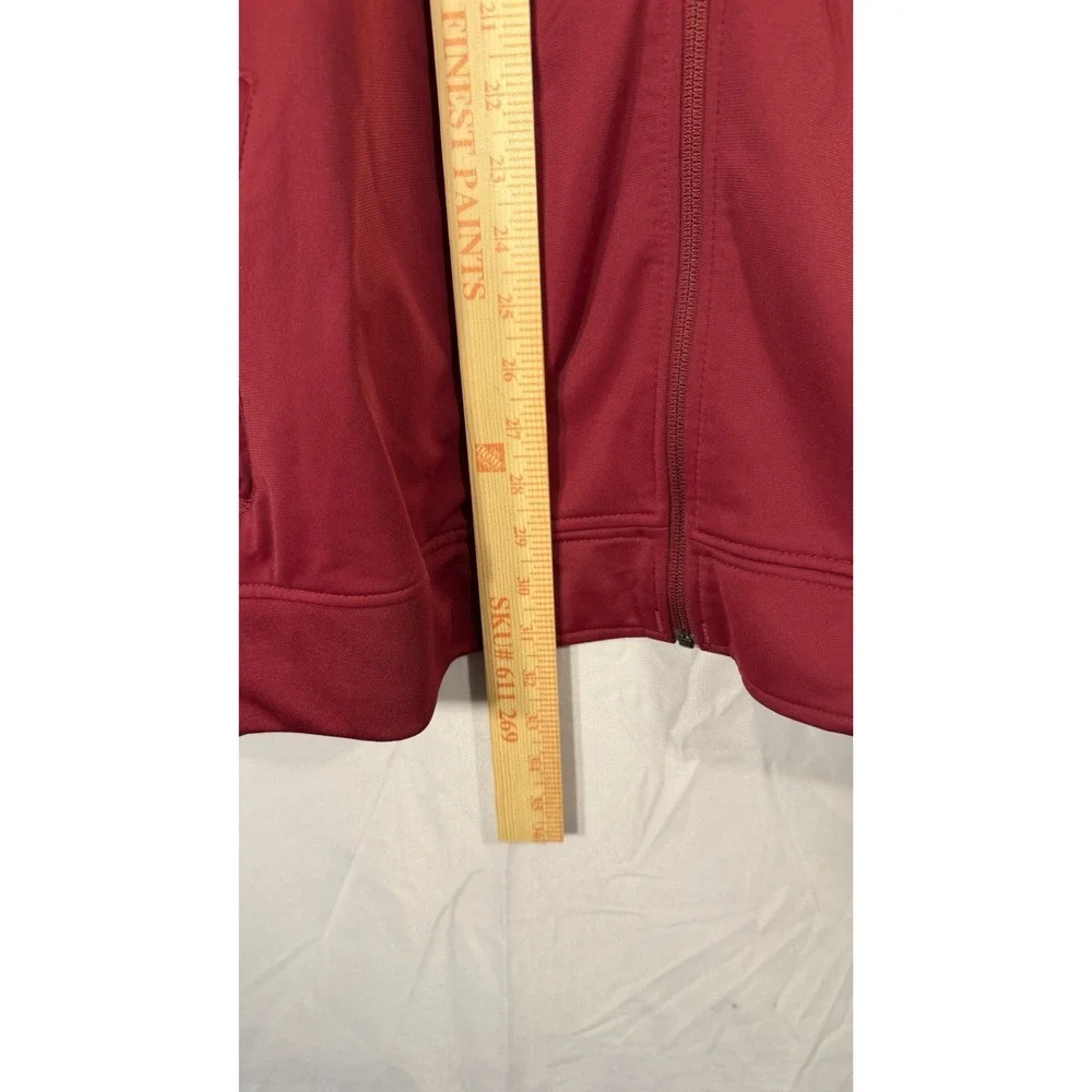 Nike Women's Full Zip Training Jacket Red White Striped Swoosh Track Jacket 3XLT
